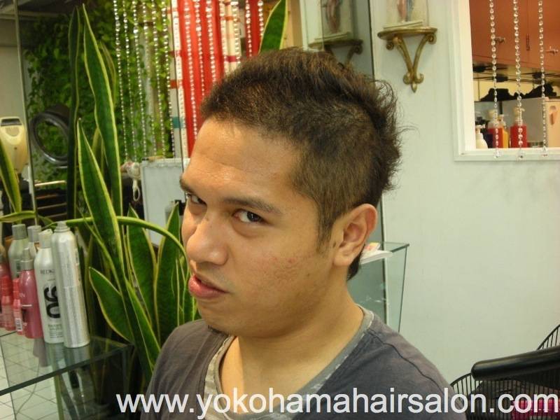 Syed: Soft Mohican style is nicely matched with his curly hair | English  Speaking Hair Stylist: Haircuts, Perm & Color - Yokohama, Japan