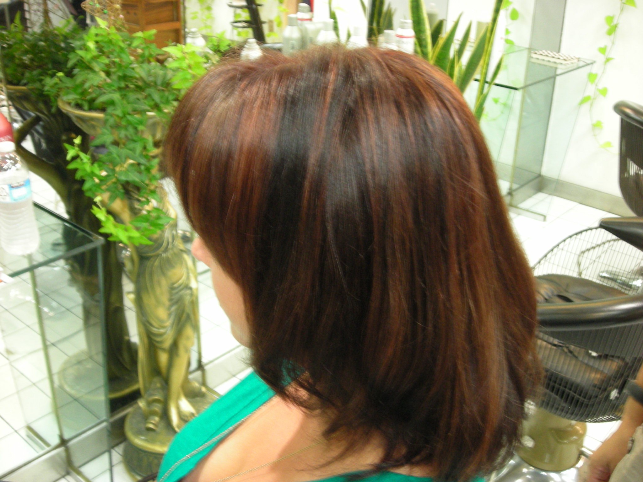 A major change: from blonde to auburn with highlights. | English Speaking  Hair Stylist: Haircuts, Perm & Color - Yokohama, Japan