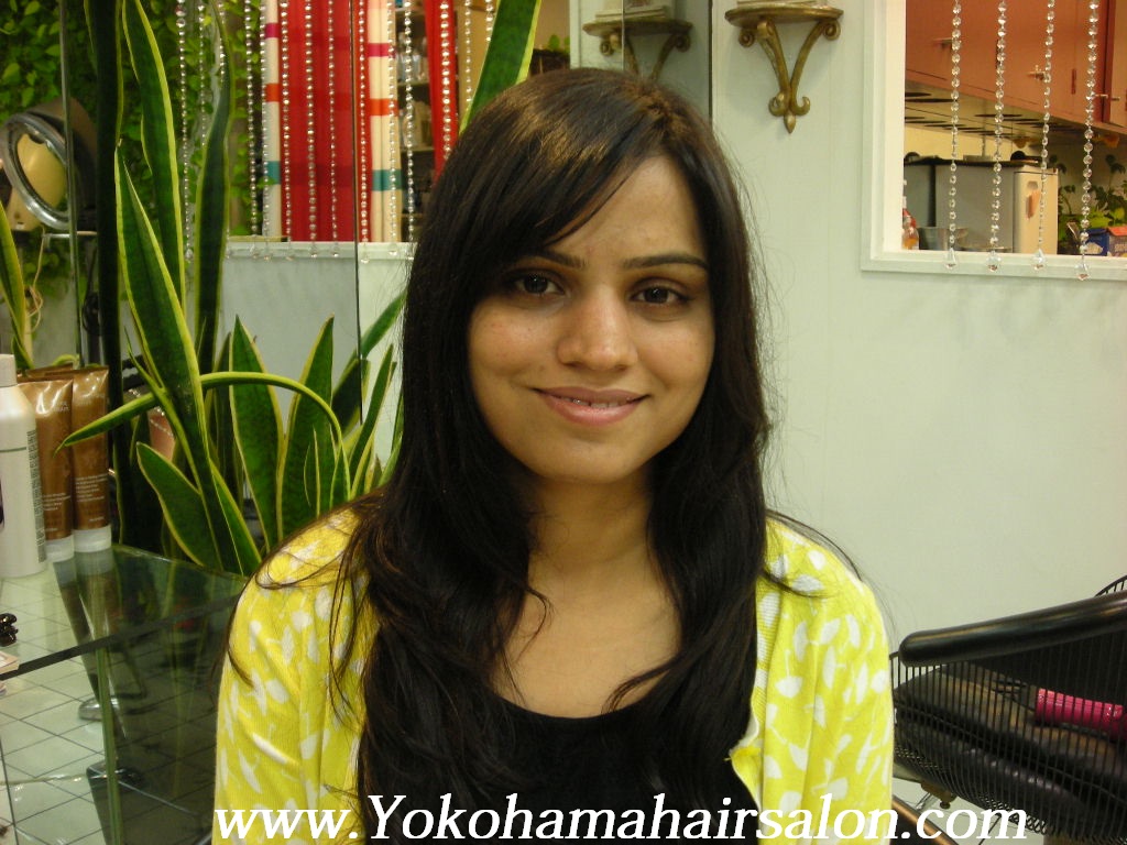 Pooja goes for a trim and shape up. | English Speaking Hair Stylist:  Haircuts, Perm & Color - Yokohama, Japan